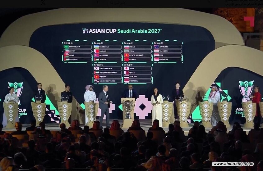 قرعة كأس آسيا 2027 تضع العراق لجانب طاجيكستان وسنغافورة وأستراليا